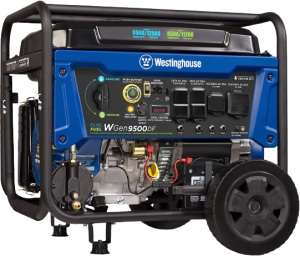 Westinghouse 12500 Watt Dual Fuel Home Backup Portable Generator, Remote Electric Start, Transfer Switch Ready, Gas and Propane Powered, CARB Compliant 