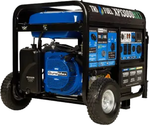 DuroMax XP13000HXT 13,000-Watt 500cc Tri Fuel Gas Propane Natural Gas Portable Generator with CO Alert 